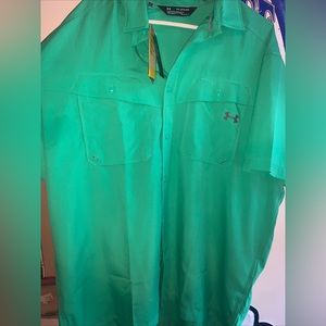 Underarmour green polo brand new